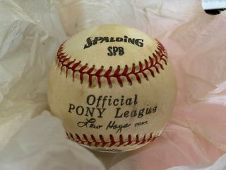 Spalding Official Pony League Baseball.  Never Opened.  From 1972.