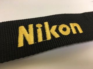 Vintage Nikon Camera Neck Shoulder Strap For Film Cameras