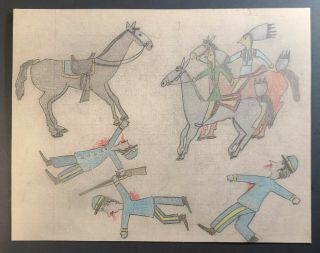 Ledger Drawing.  Early To Mid 1900s.
