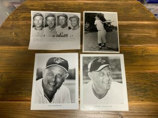 Gene Woodling 8x10 Press Photos (4) The Sporting News York Yankees Orioles
