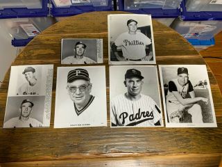 Bob Skinner 8x10 Press Photos (6) The Sporting News Tsn Pirates Phillies Padres