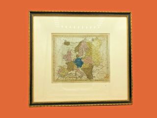 Late 19th/early 20th Century Map Of Europe Made In England