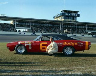 Charlie Glotzbach 6 Cotton Owens Dodge Charger At Daytona 8x10 Photo 1