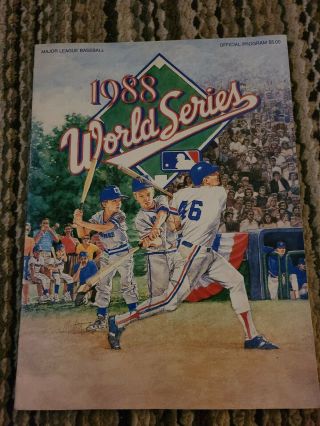 1988 World Series Official Program - Los Angeles Dodgers Vs Oakland.