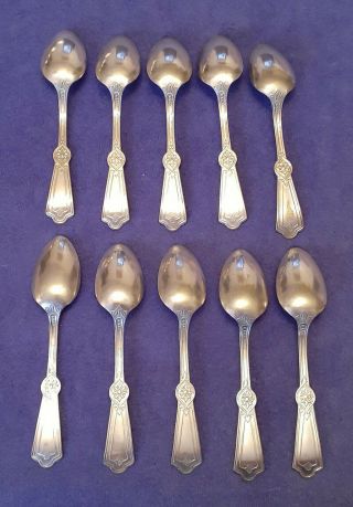 32 piece Holmes Booth & Haydens Roman silverplate spoons & forks. 3