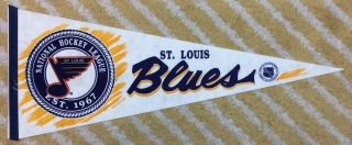 St.  Louis Blues Full Size Nhl Hockey Pennant