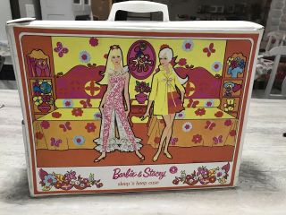Vintage 1968 Barbie And Stacy Sleep ‘n Keep Case 1968
