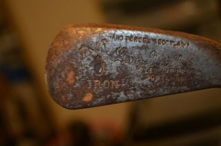 Antique Vintage Hickory Wood Shaft George Nicoll Driving Iron Golf Club - 1 Iron