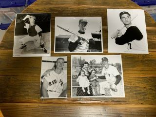 Jim Pagliaroni 8x10 Press Photos (5) The Sporting News Boston Red Sox