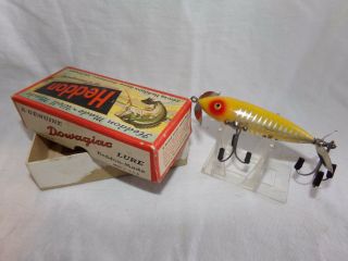 Vintage Heddon Wounded Spook 9140 Xry Fishing Lure W/ Box