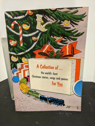 Vintage Cities Service Gas Station Christmas Booklet Stories Songs Poem