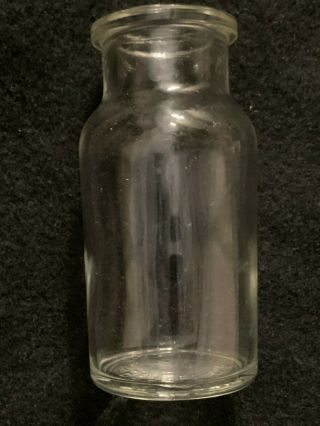 Vintage Glass Spice Bottles Jars Apothecary No Stoppers Made In Japan 4 "