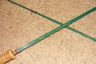 Old Vintage Wright & Mcgill Toughy Square Glass Fishing Rod - 6 1/2 Ft