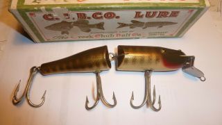 Vintage Creek Chub Jointed Husky Pikie 3000 Fishing Lure W/ Box