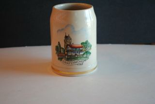 Vintage German.  25l Stoneware Beer Stein " Grafenwohr "