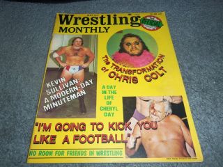 Wrestling Monthly.  May 1977.  Shiek.  Kevin Sullivan.  Chris Colt