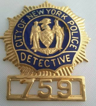 City Of York Police Detective Rare Orig Antique Obsolete Vintage