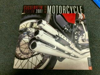 2001 Guggenheim Museum Art Of The Motorcycle Calendar