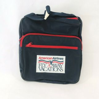 Vintage American Airlines Fly Aaway Vacation Carry On Bag