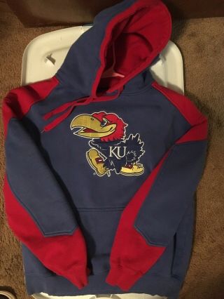 Vintage Kansas Jayhawks Sweatshirt Mens Size Medium Vintage Ku Hoodie