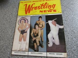 Wrestling News 67 1/81 " Weasel " Heenan Richter Murdock Orndorff - Japan Huber