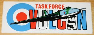 Falklands Task Force Raf Royal Air Force Avro Vulcan Sticker