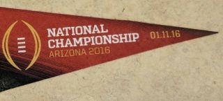 Alabama Crimson Tide 2016 NCAA Football National Championship Premium Pennant 3