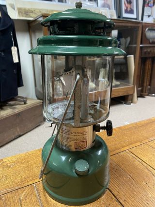 Vintage Coleman 220J Double Mantle Lantern With Box Dated 8/75 3