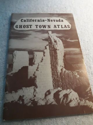 Vintage California Nevada Ghost Town Atlas By Robert Johnson Great Maps 1967