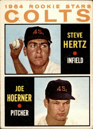 Steve Hertz Joe Hoerner 1964 Topps 544 High Colt 45s Rookies Ex,  67099