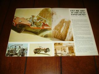 1966 Meyers Manx Dune Buggy Sand Dunes Jeep Vintage Article