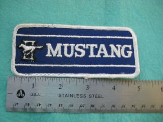 Vintage Ford Mustang Ii Parts Service Dealer Uniform Patch
