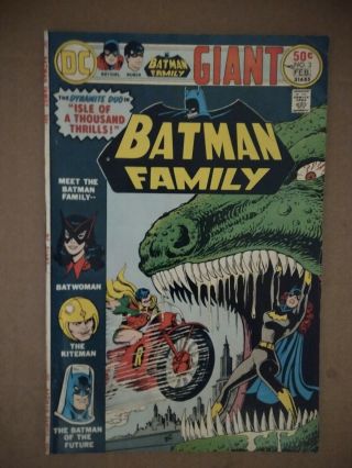 Batman Family 3 Giant Vintage D.  C.  Comic