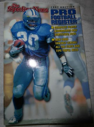 1997 Pro Football Register By The Sporting News