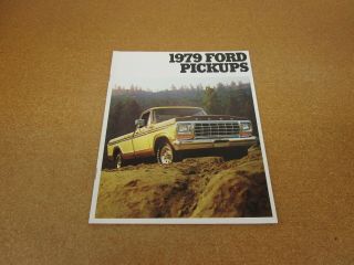1979 Ford Pickup Truck F150 F250 F350 Sales Brochure 20 Pg Literature