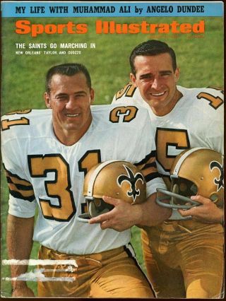 Si: Sports Illustrated Aug 14,  1967 The Saints Go Marching In Taylor & Cuozzo G