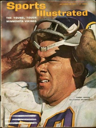 Si: Sports Illustrated September 28,  1964 The Young,  Tough Minnesota Vikings G