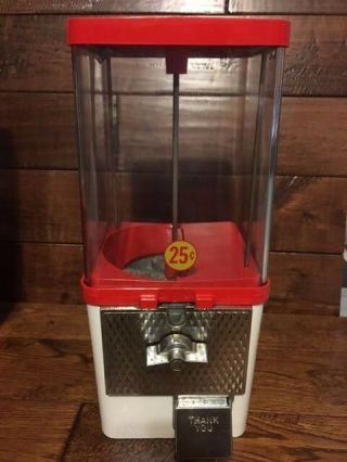 Vintage Antique Gumball Candy Bulk Vending Machine Komet Gift Or Make Money