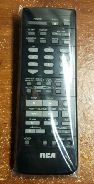 Rca Vintage Infrared Tv/vcr Remote Control Vsqs1375 Made In Japan