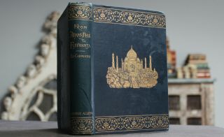 Rare Antique Old Book India,  Ceylon 1910 Ruins,  Temples,  Ancient Wisdom,  Scarce