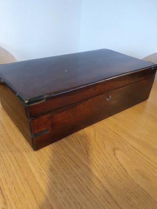 Large Antique Early 19th Century Victorian Writing Slope Box - Empty