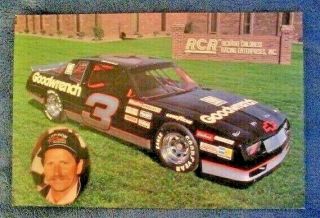 1988 Nascar Race Car Driver Dale Earnhardt 7 " X 9 " Photo Rcr Racing Goodwrench