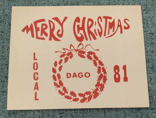 Hells Angels - Merry Christmas Sticker = Local 81 - Dago