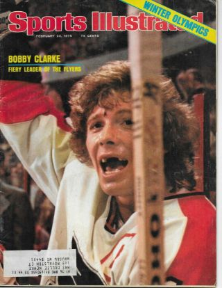 Sports Illustrated February 23 1976 Bobby Clarke Fiery Leader Of The Flyers Vg,