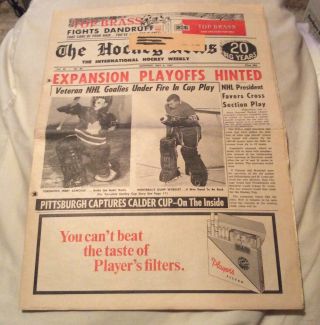 1967 Hockey News Maple Leafs One Win Away From Stanley Cup Vol.  20 30 H3