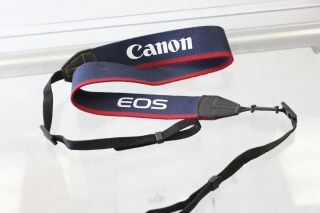 Canon Eos Vintage Blue / Red / White Camera Strap For Slr / Dslr Lomography 35mm
