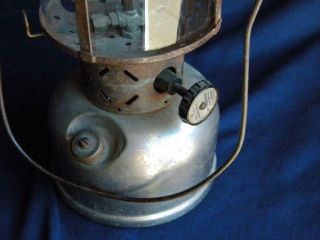 Antique Coleman Instant Lighting Lantern Dual Mantle Model 220B 1919 Date Parts 3