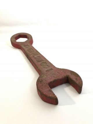 Antique Hester Plow Co 1 Cast Iron Tractor Wrench Farm Tool Advertising 2