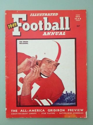 1949 Illustrated Football Annual All American Gridiron Preview