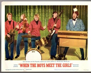 Vintage Lobby Card Sam The Sham And The Pharoahs Boys Meet Girls